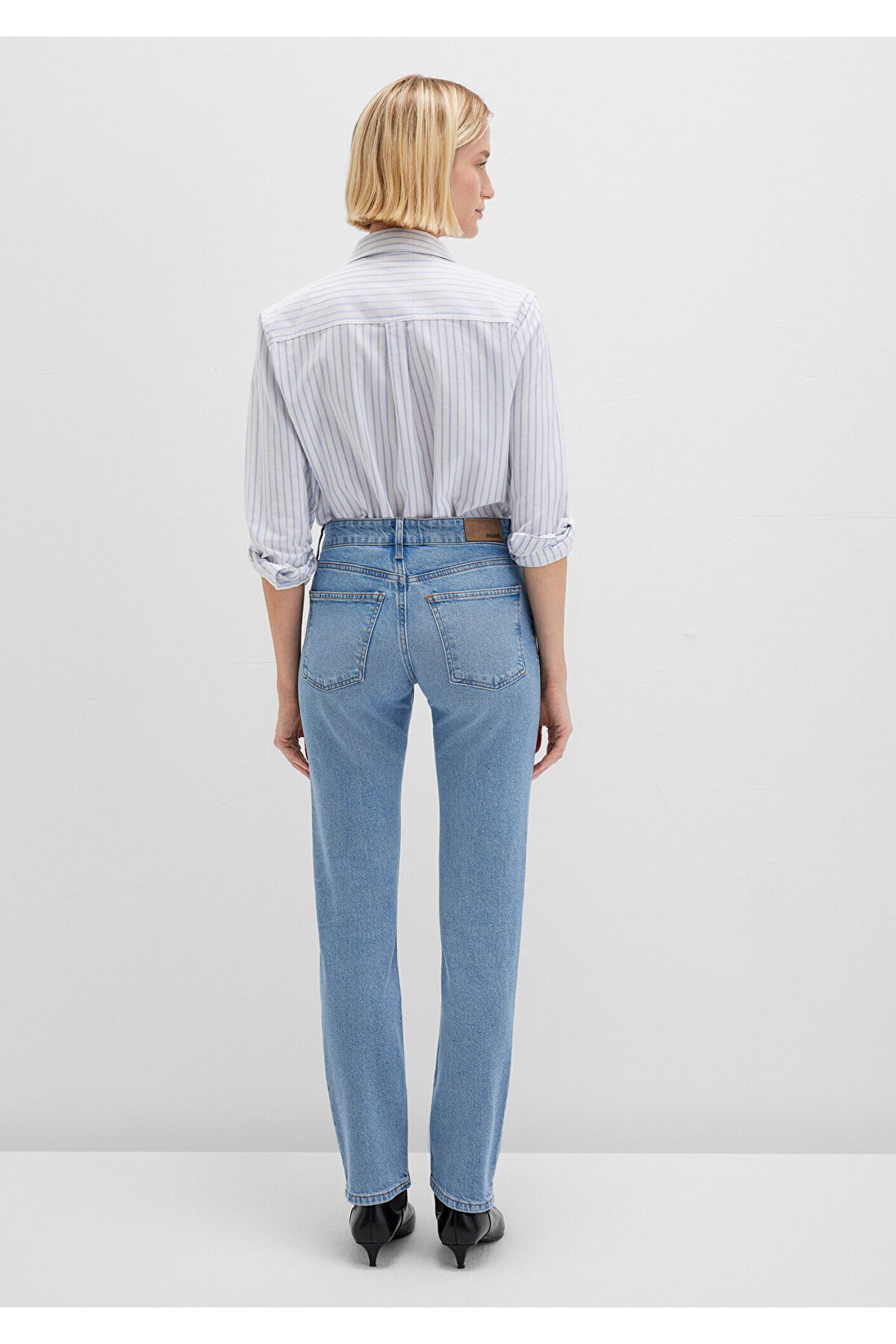 Mavi  Mirella Mid Brushed 90'S Jean Pantolon 1010623-88896 - Görsel 4