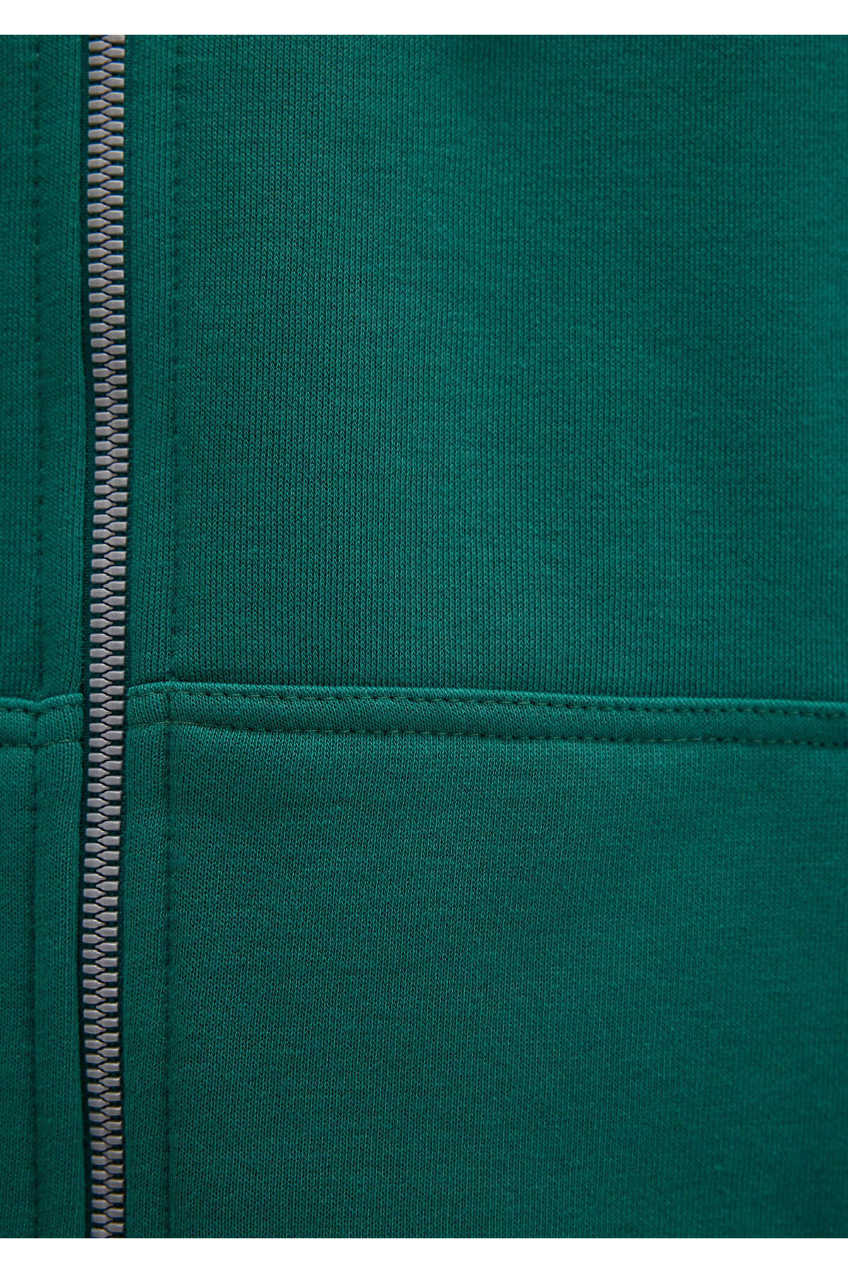 Mavi  Kapüşonlu Fermuarlı Yeşil Sweatshirt 1610221-71874 - Görsel 8