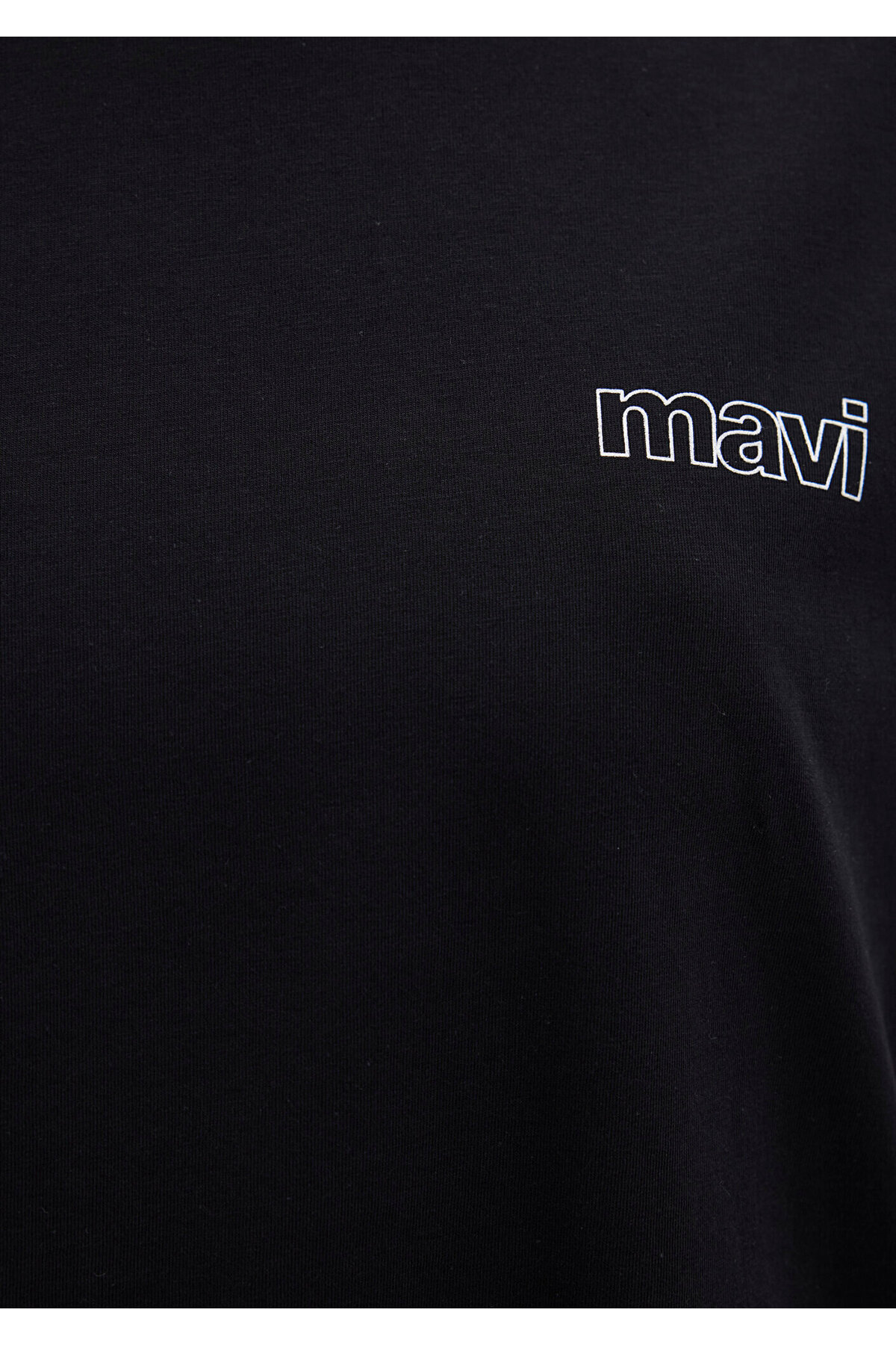 Mavi  Logo Baskılı Siyah Tişört Loose Fit / Bol Rahat Kesim 1611309-900 - Görsel 7