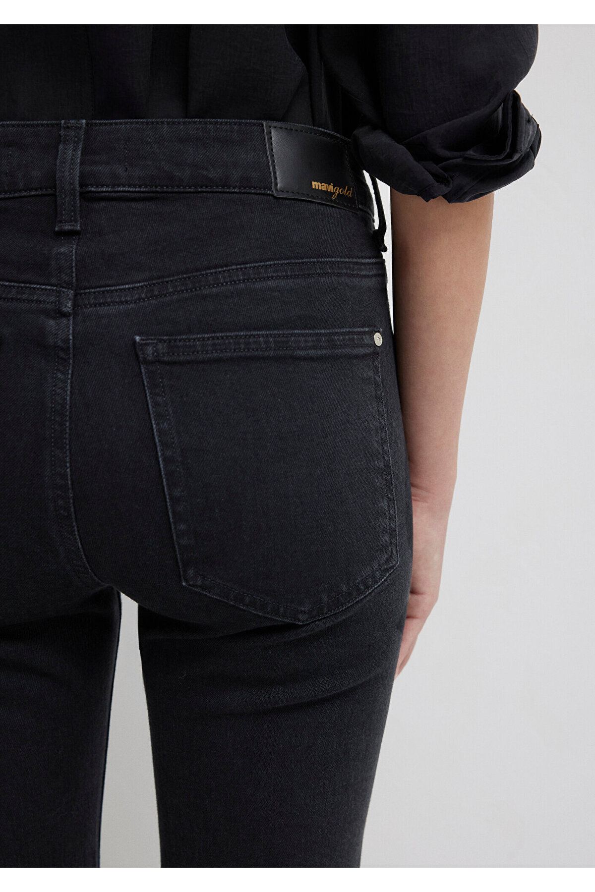 Mavi  Maria Gold Premium Gri Smoke Jean Pantolon 101225-80998 - Görsel 8