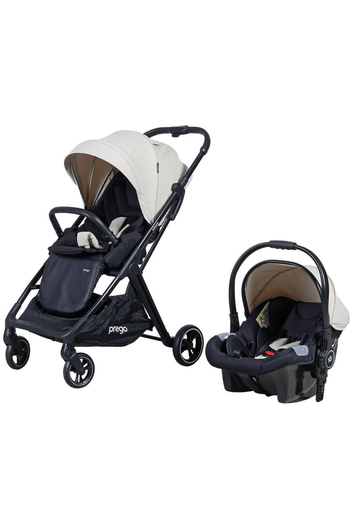 Prego 2234 Ottava Travel Sistem Bebek Arabasi Bej