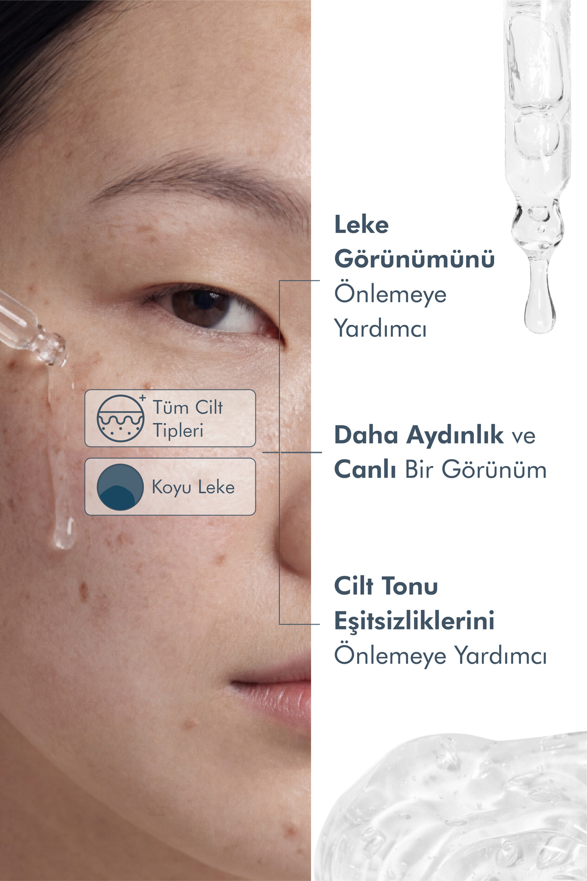Aydınlatıcı ve Leke Görünümü Azaltıcı Arbutin Cilt Bakım Serumu 30 ml — TPS103 — تصویر 2 از 6