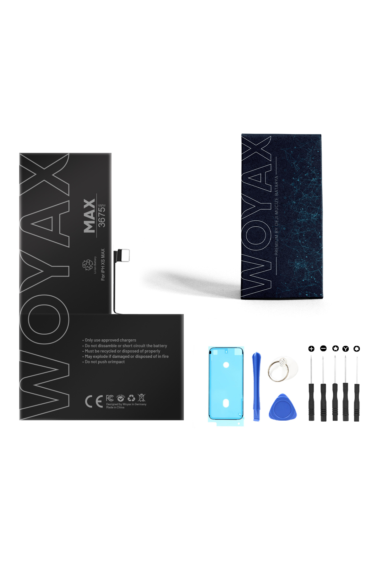Woyax İphone Xs Max Batarya 3710mah Premium Yüksek Kapasite