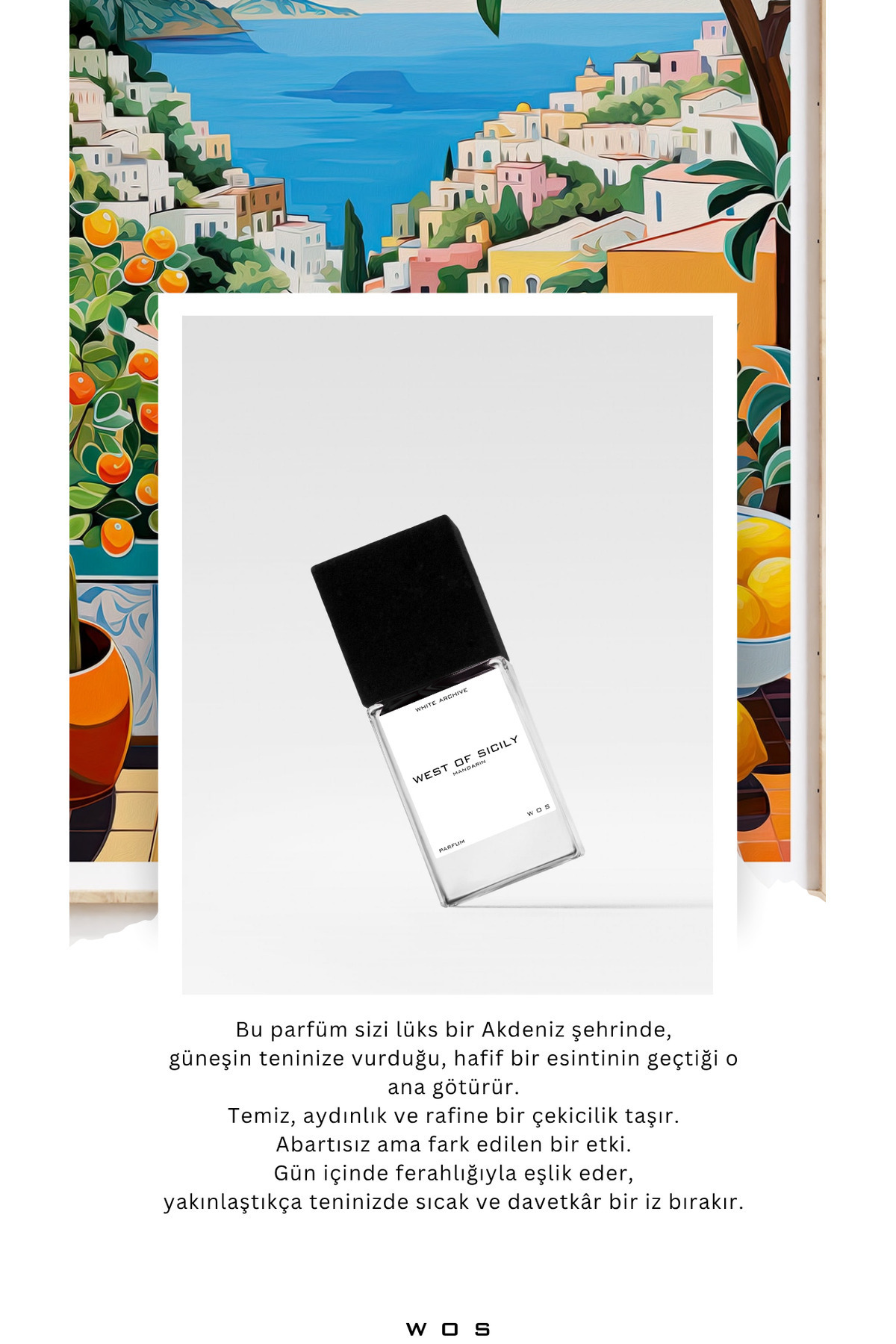 WOS West Of Sicily - 50ml Niche Tarz Erkek parfüm | Osmanthus