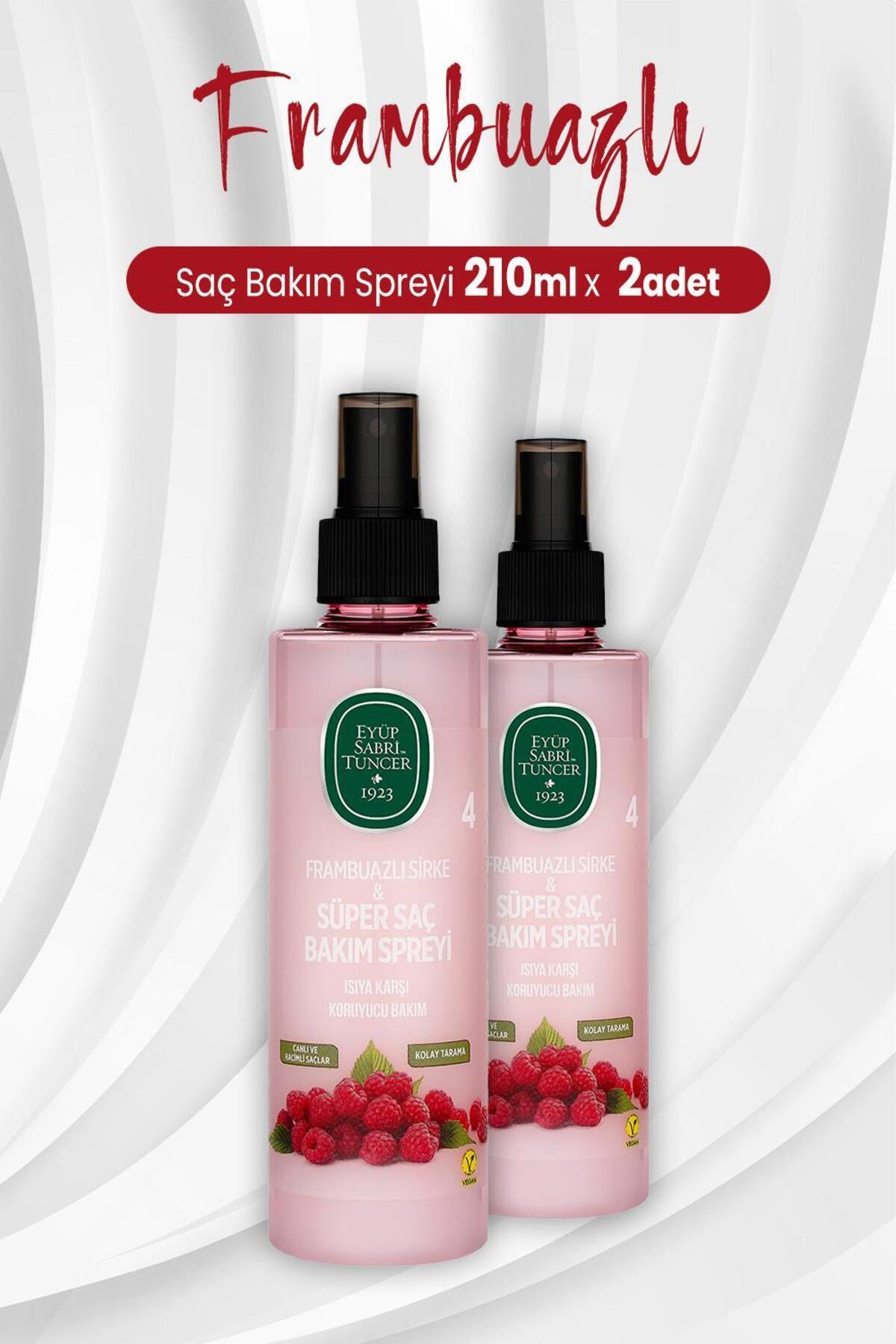 Eyüp Sabri Tuncer Frambuazlı Sirke Ve Süper Saç Bakım Spreyi 210 ml x 2 Adet — dvc-5018529