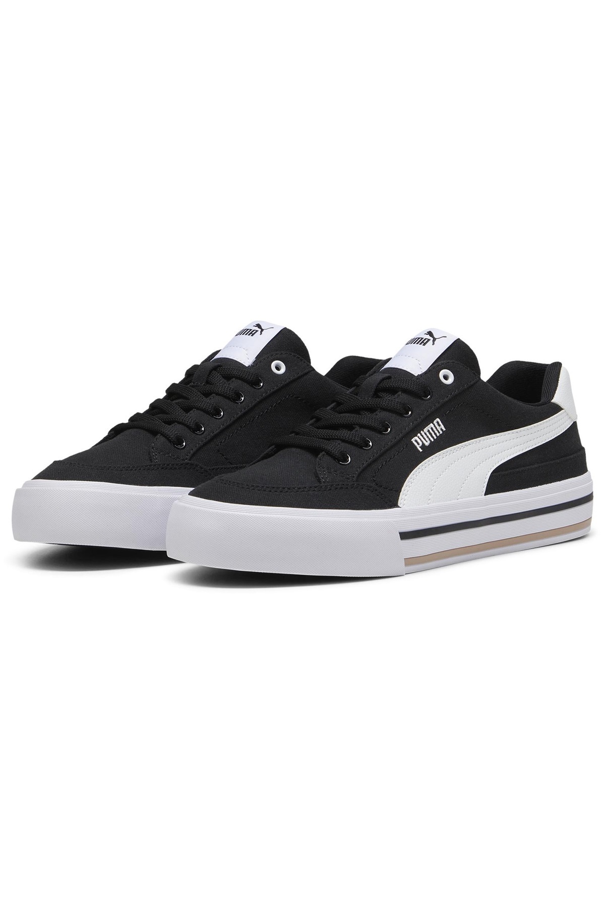 Puma  Court Classic Vulc FS 396353 Unisex Spor Ayakkabı SİYAH-BEYAZ - Görsel 5