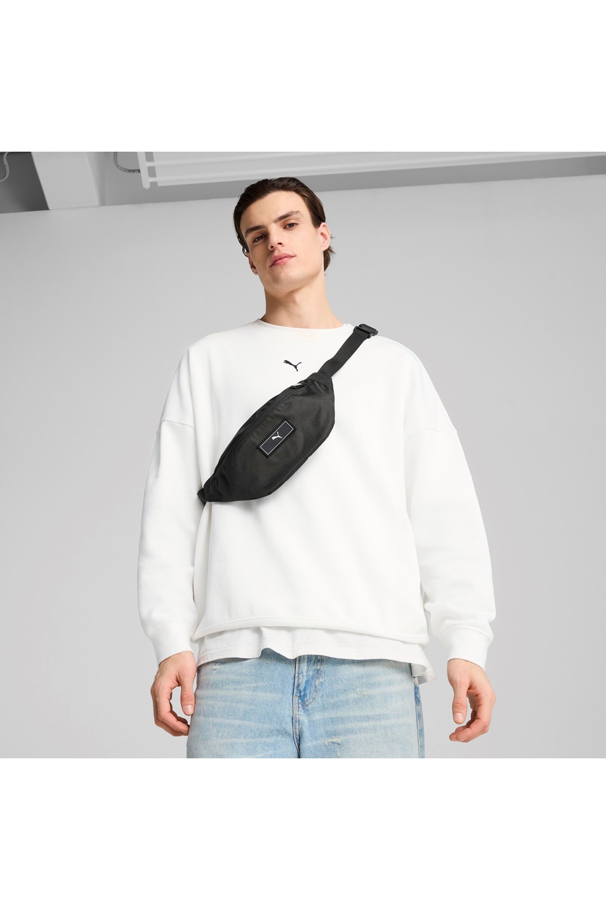 Puma 091318 Deck Waist Bag Unisex Bel Çantası SİYAH görsel 4