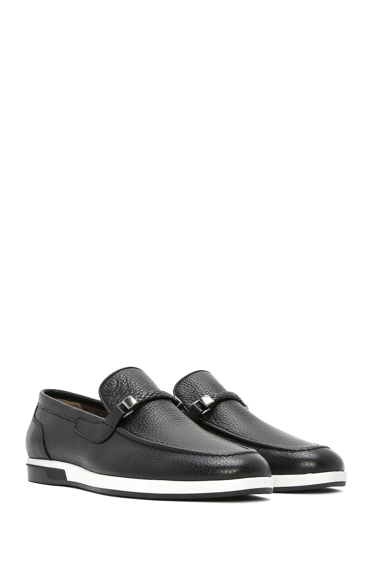 Derimod Erkek Siyah Deri Casual Loafer 26SFD6006FT görsel 2