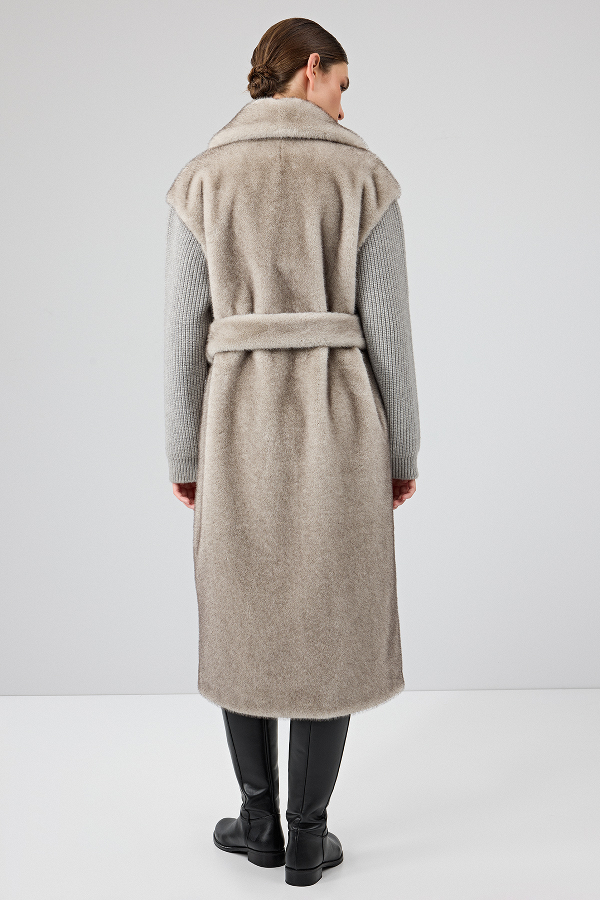 Derimod  Mirage Kadın Gri Teddy Kaban 25WGP5310FX - Görsel 7