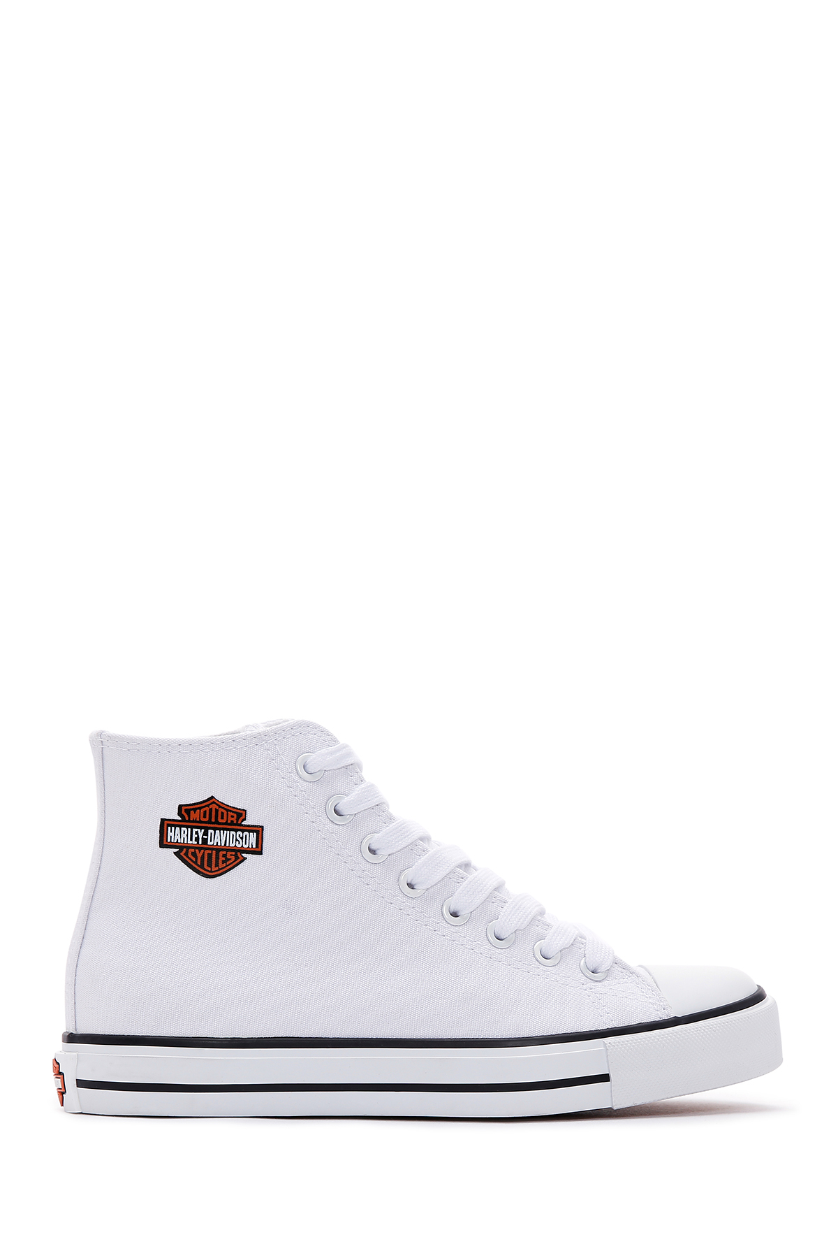 Harley Davidson Kadın Beyaz Pittsburgh Bilekli Sneaker 023Z100162