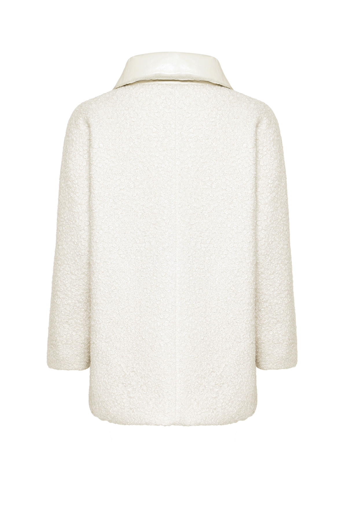 Derimod  Boston Kadın Bej Teddy Deri Kaban 24WGP5271FF - Görsel 5