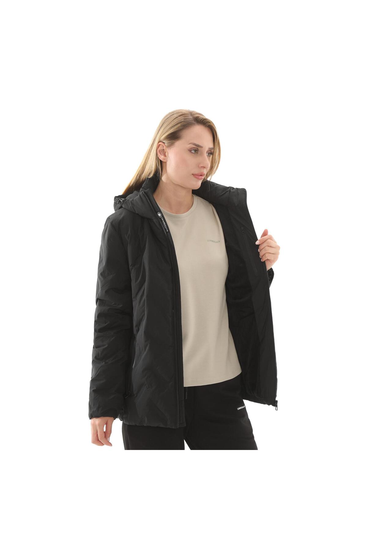 Lumberjack  101813395-R 4W Ml Henry Coat 2Sn17 Kadın Mont Siyah - Görsel 3