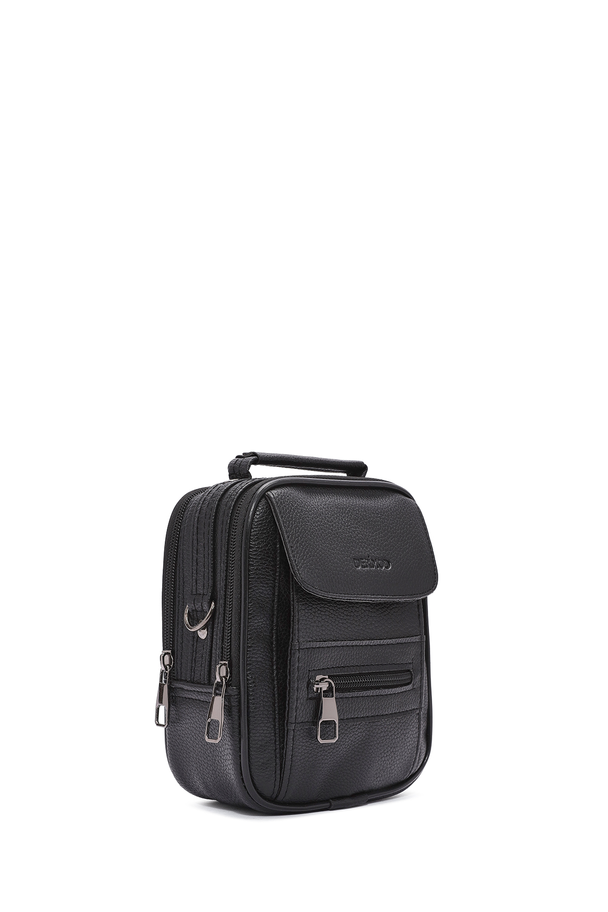 Derimod  Erkek Siyah Postacı Çanta 19SBD3302FT - Görsel 5