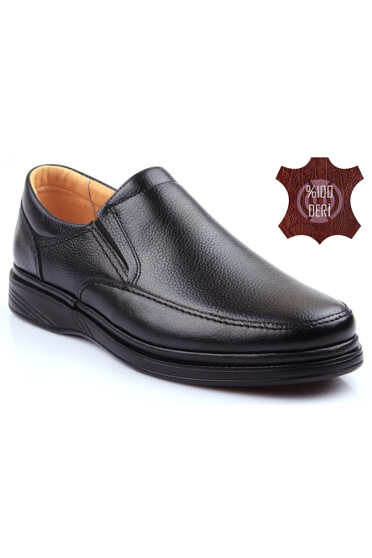 DETECTOR  Iç Dış Hakiki Deri Ultra Ortopedik Büyük Numara Günlük Erkek Ayakkabı 700-10