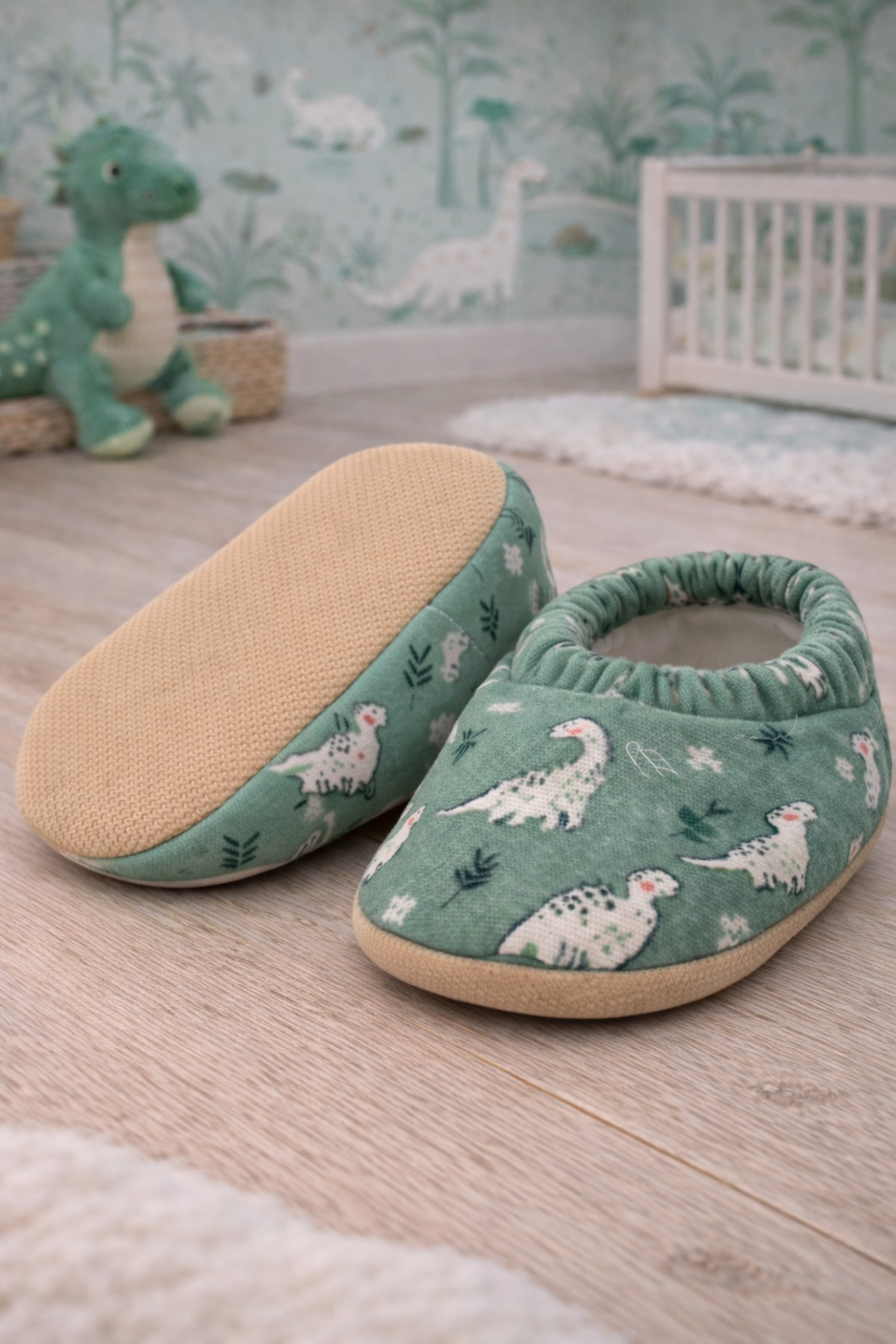 Non-Slip/ Patterned Cotton Summer Baby Shoes / Nursery Shoes /Flexible and Soft