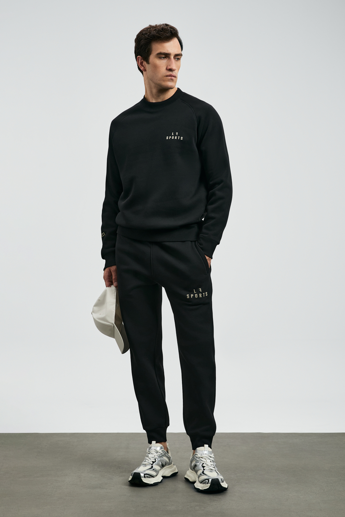Lufian  Sıgma Erkek Sweatshirt Siyah - Görsel 5