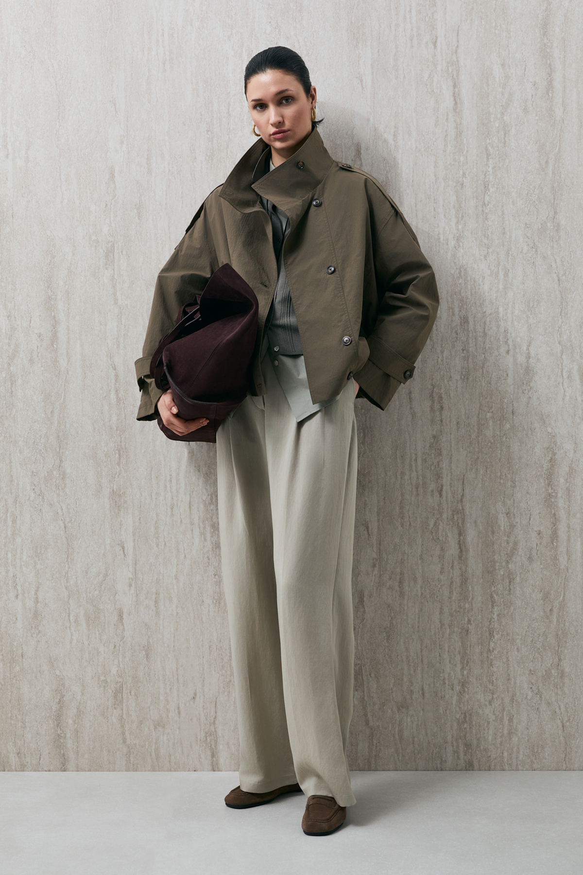 Lufian  Eros Kadın Dış Giyim Haki - Görsel 2