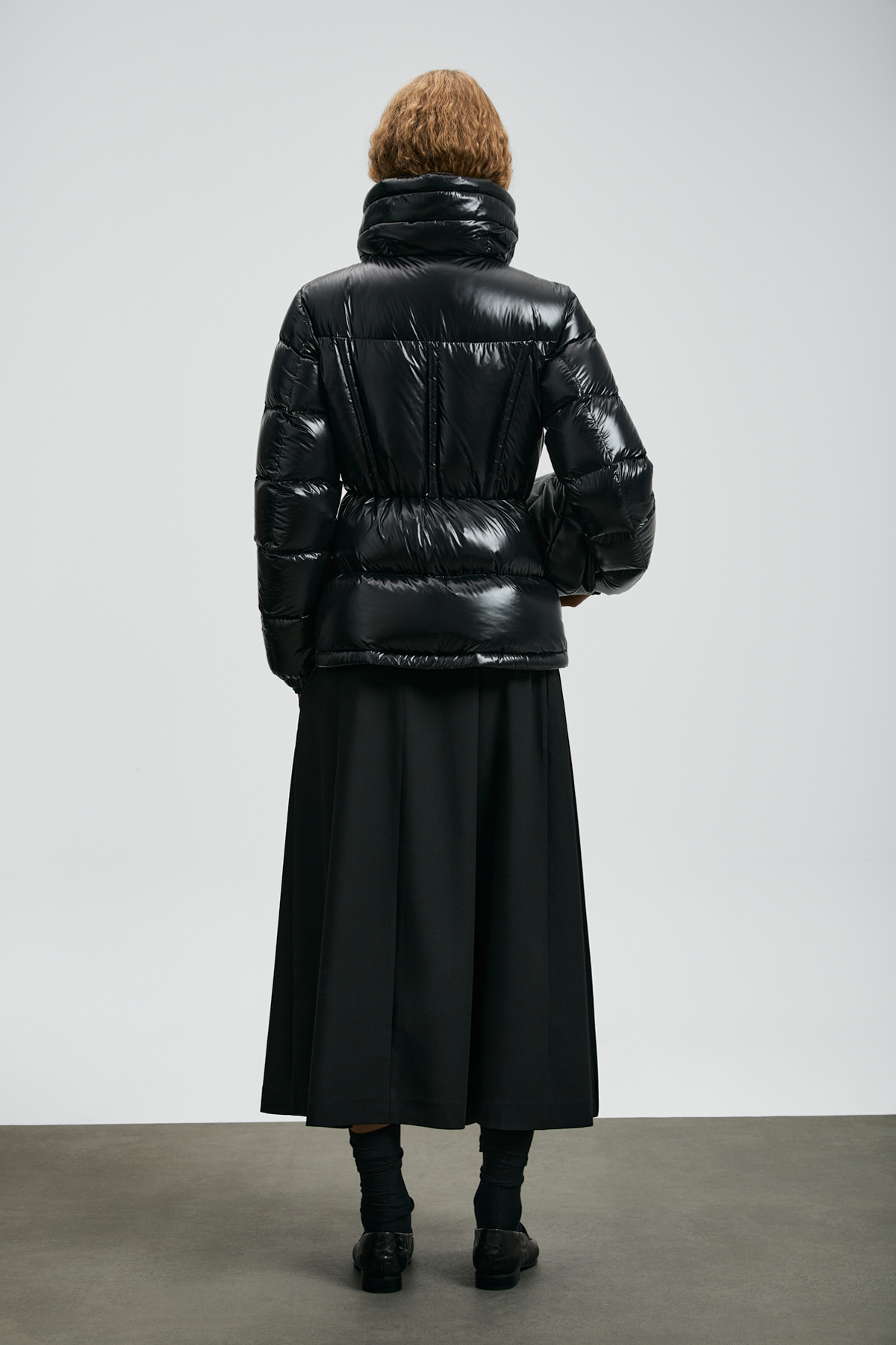 Lufian  Flash Kaz Tüyü Kadın Mont Siyah - Görsel 6