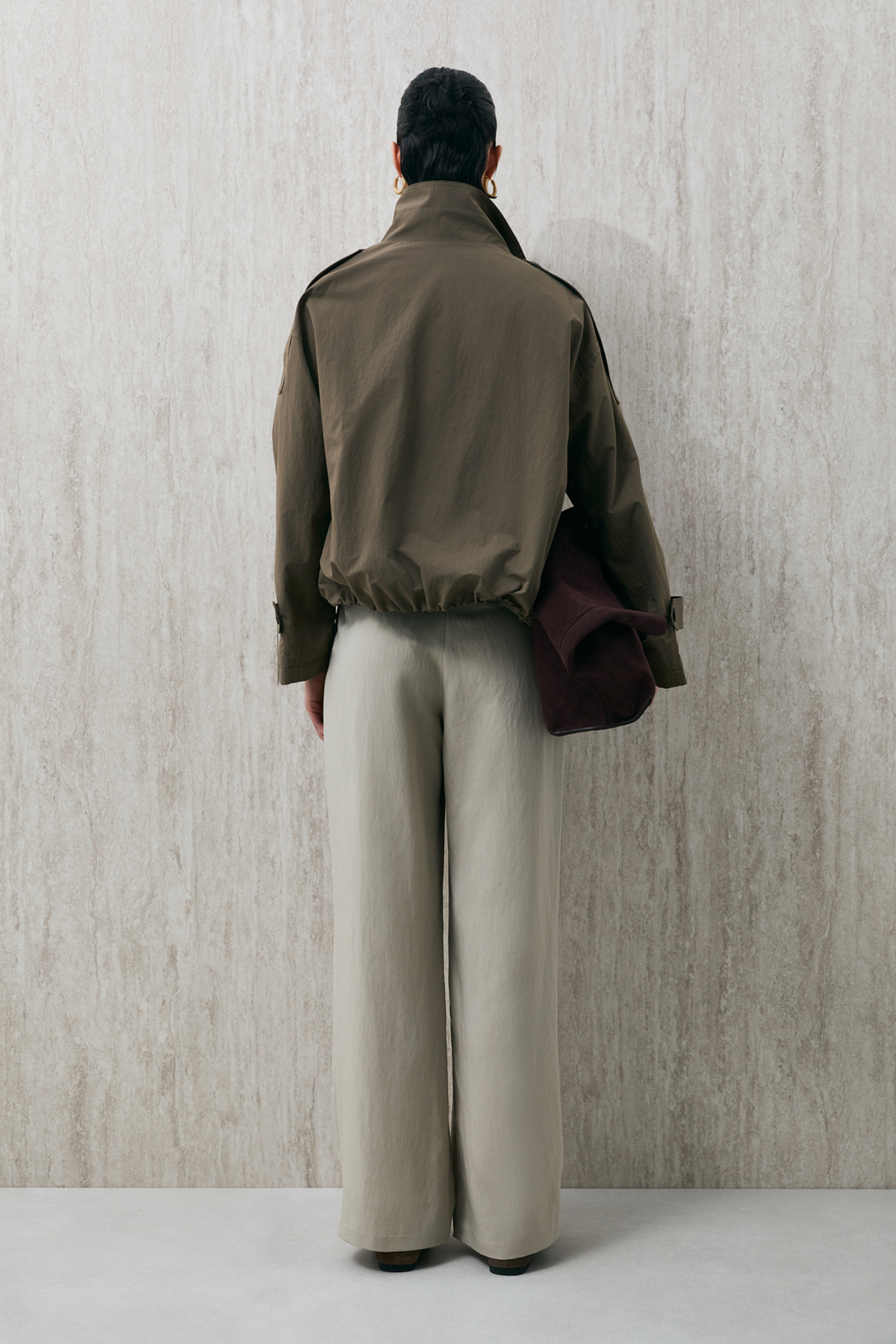 Lufian  Eros Kadın Dış Giyim Haki - Görsel 6