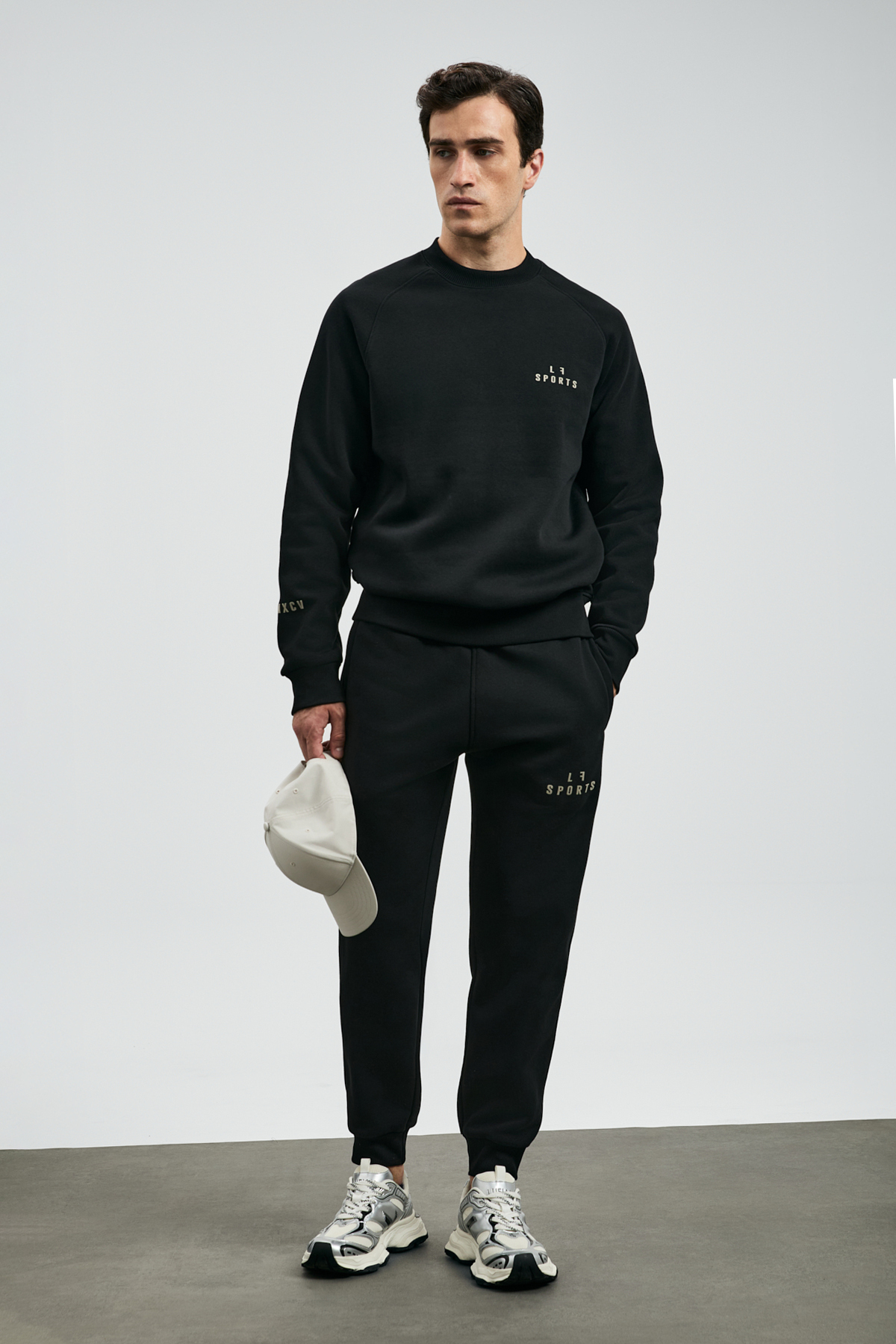 Lufian  Sıgma Erkek Sweatshirt Siyah