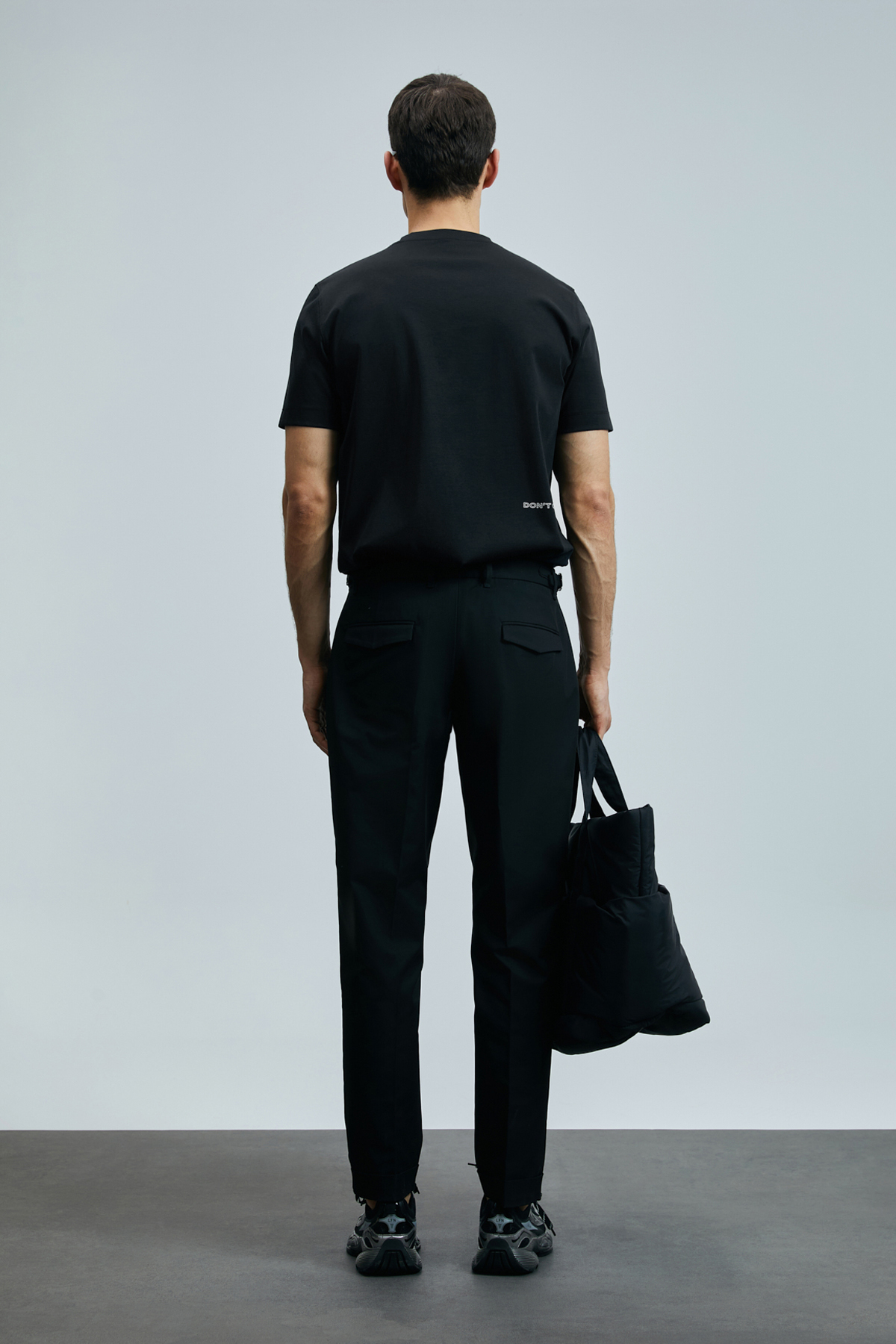 Lufian  Thınk Modern Grafik T- Shirt Siyah - Görsel 6