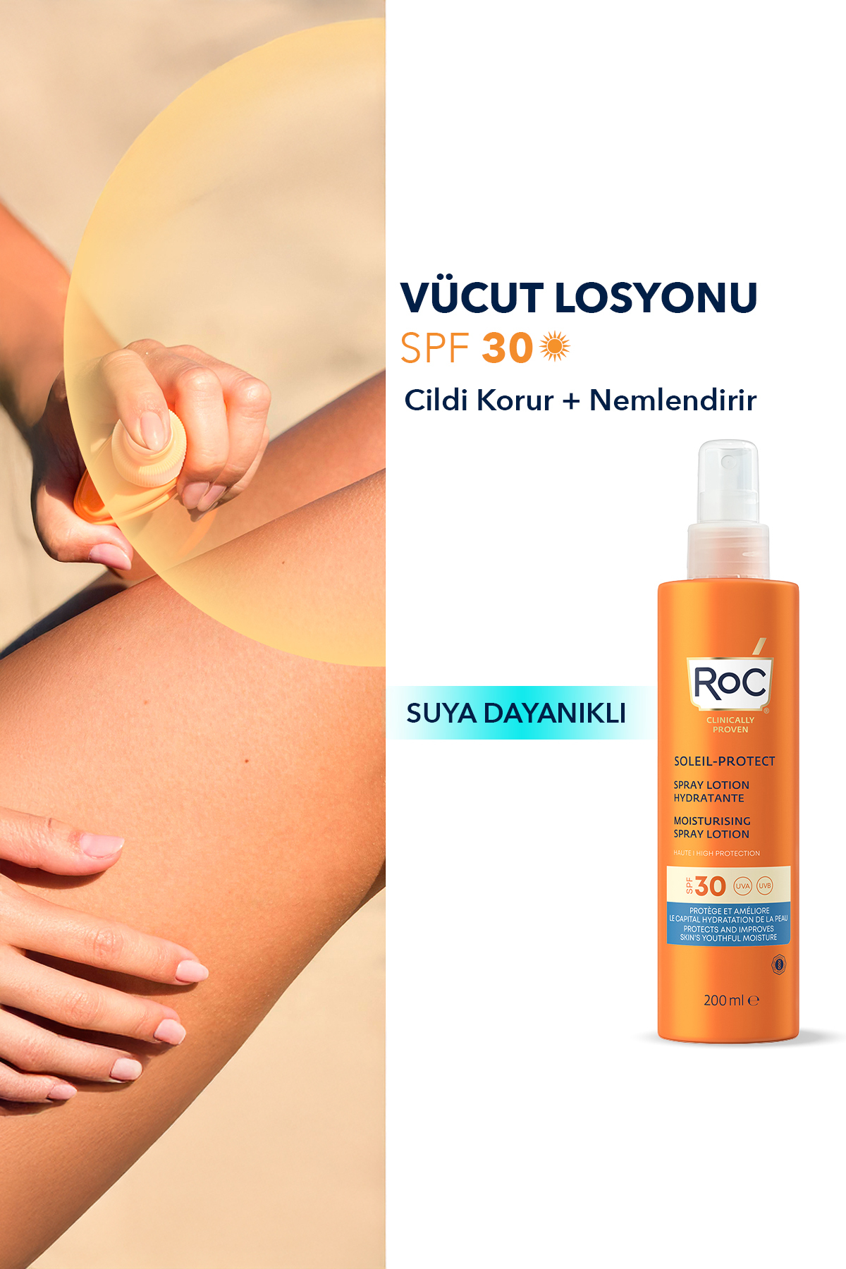 30 Faktör Nemlendirici Güneş Kremi Sprey 200ML — 1210000800213 — تصویر 4 از 6