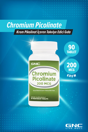 GNC GNC Chromium Picolinate 200 mcg – 90 Tablet