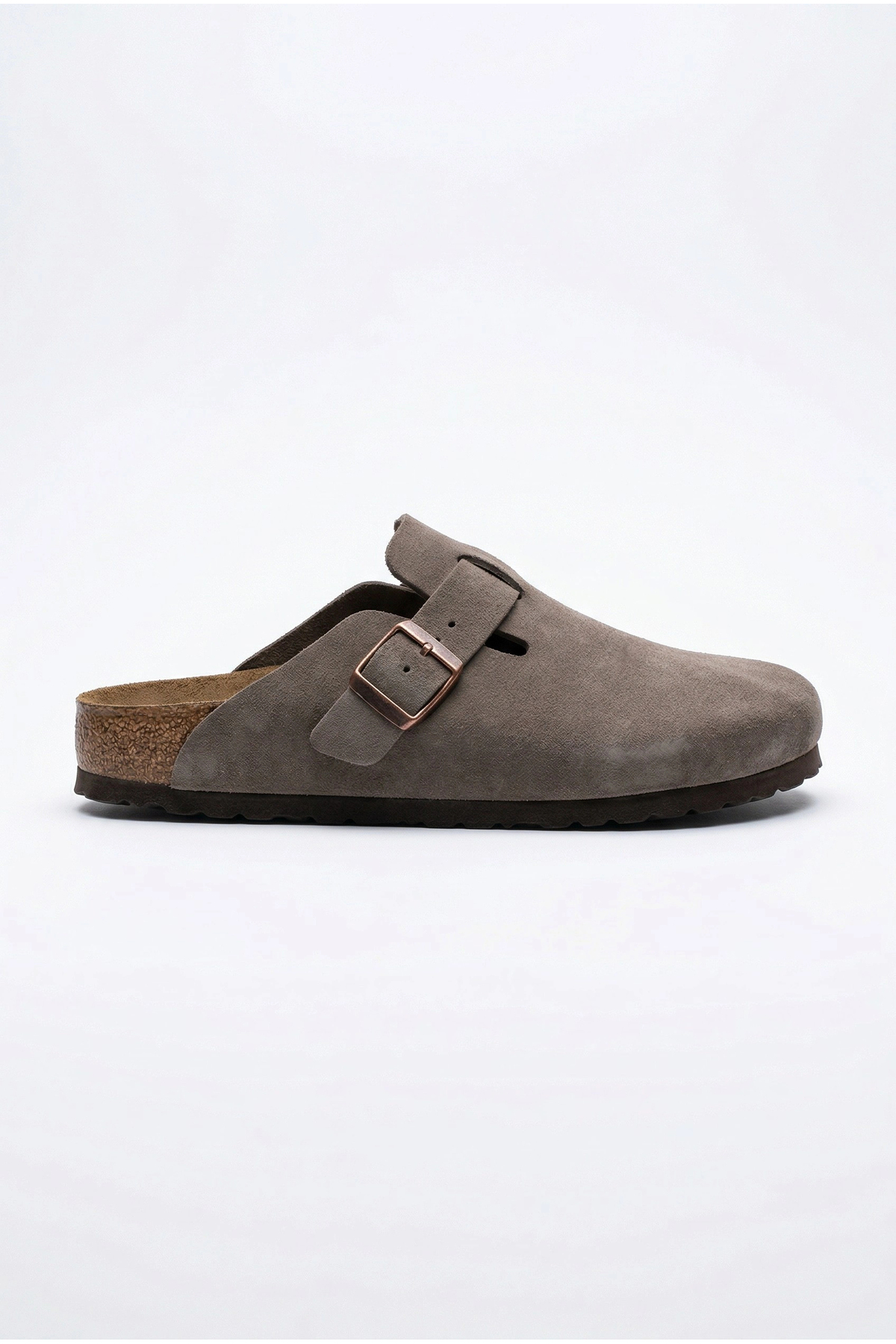 Sivarro Boston Unisex Terlik Rahat Taban, Şehir Stili - Vizon