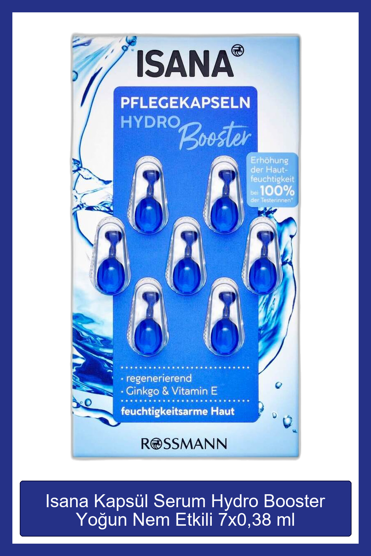 ISANA Kapsül Serum Hydro Booster Yoğun Nem Etkili 7x0,38 ml