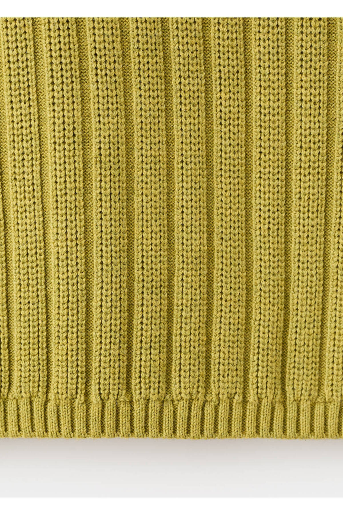 MANGO Woman Polo yaka ribana kazak görsel 5