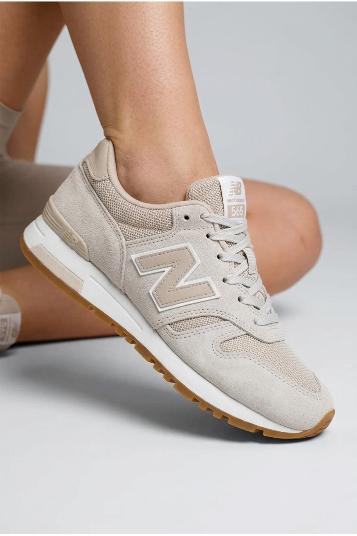 New Balance 565 Bej Kadın Günlük Giyim WL565BVG