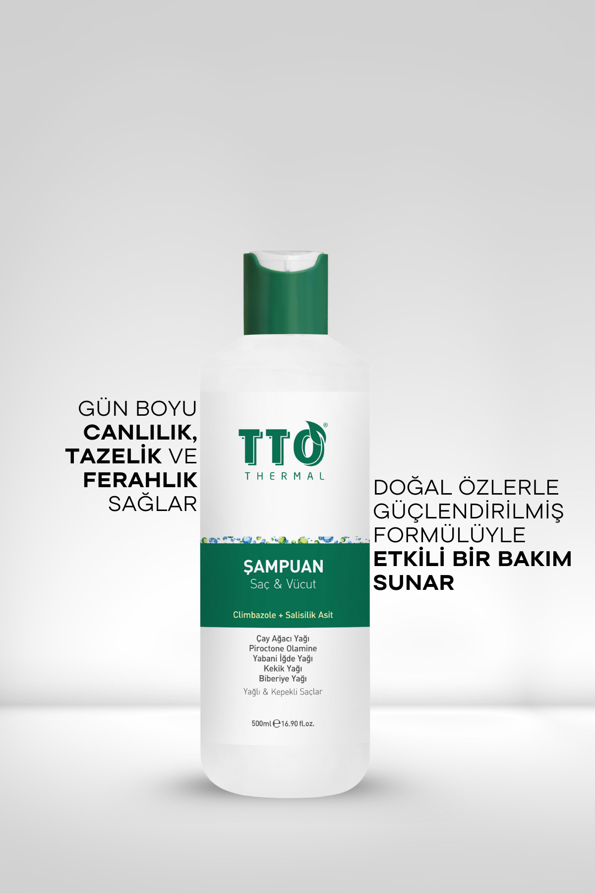 Saç ve Vücut Şampuanı 500 ml Çay Ağacı Yağı Günlük — 86801450821271 — تصویر 4 از 5