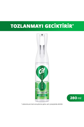 Cif Infinite Clean Probiyotikli Anti Toz Sprey Tüm Yüzeyler Misket Limonu & L...