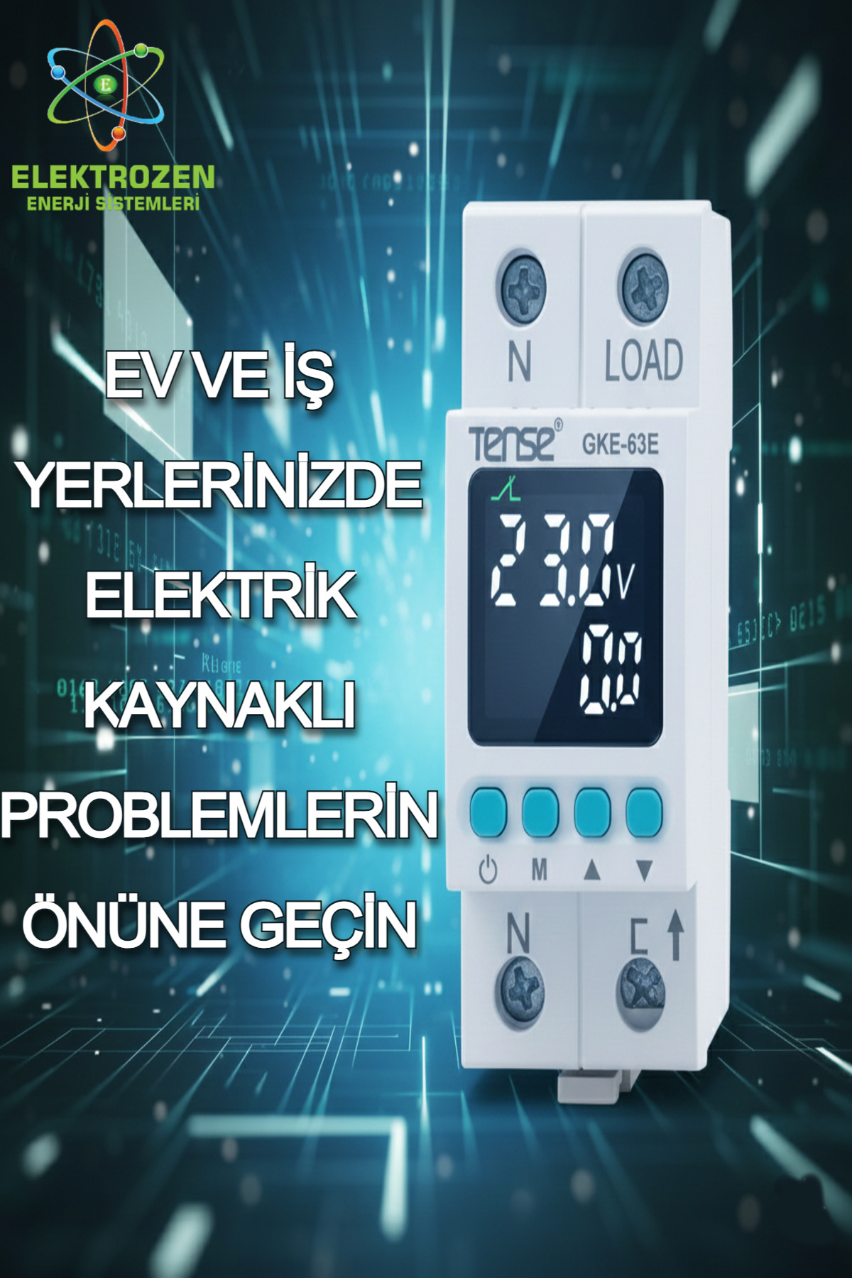 Single Phase Voltage-Current Protection Relay (63a)