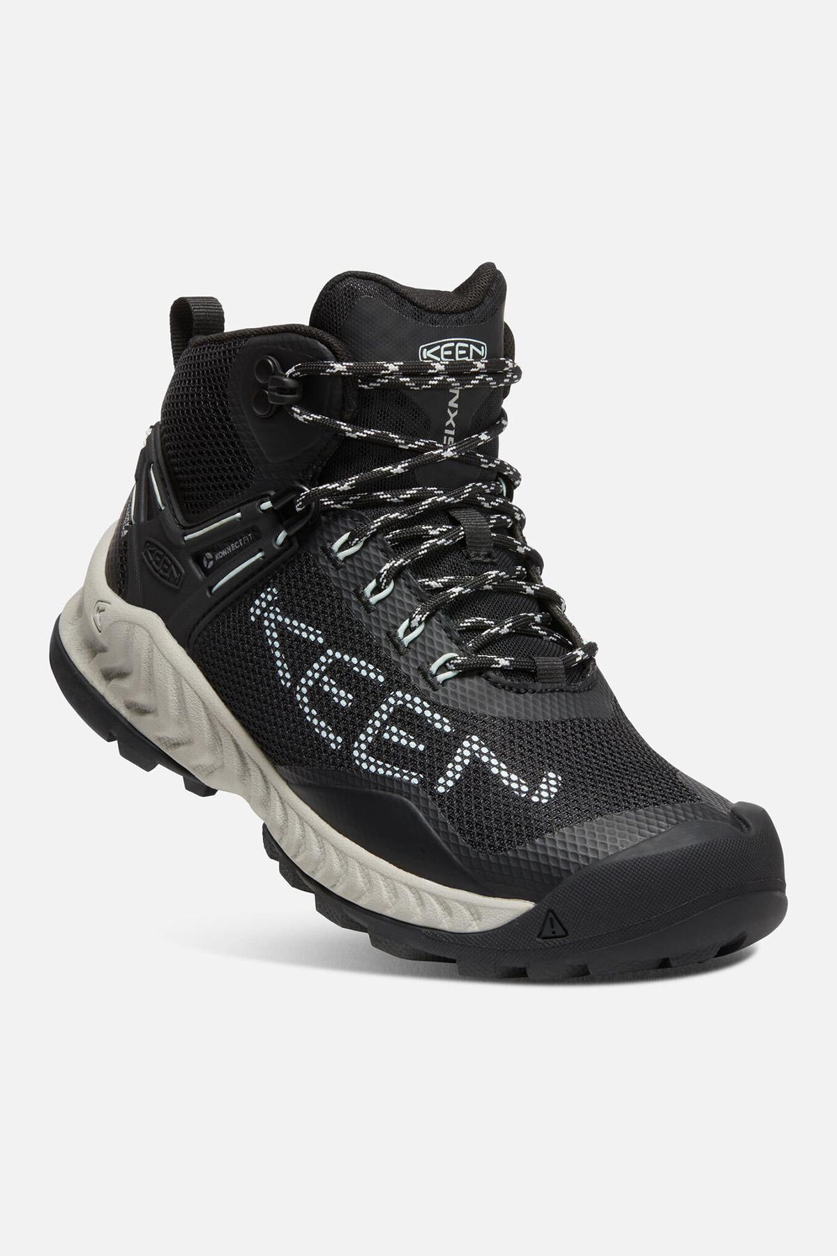 Keen 1025911 Nxıs Evo Mid Wp Black/blue Grass Kadın Outdoor Bot