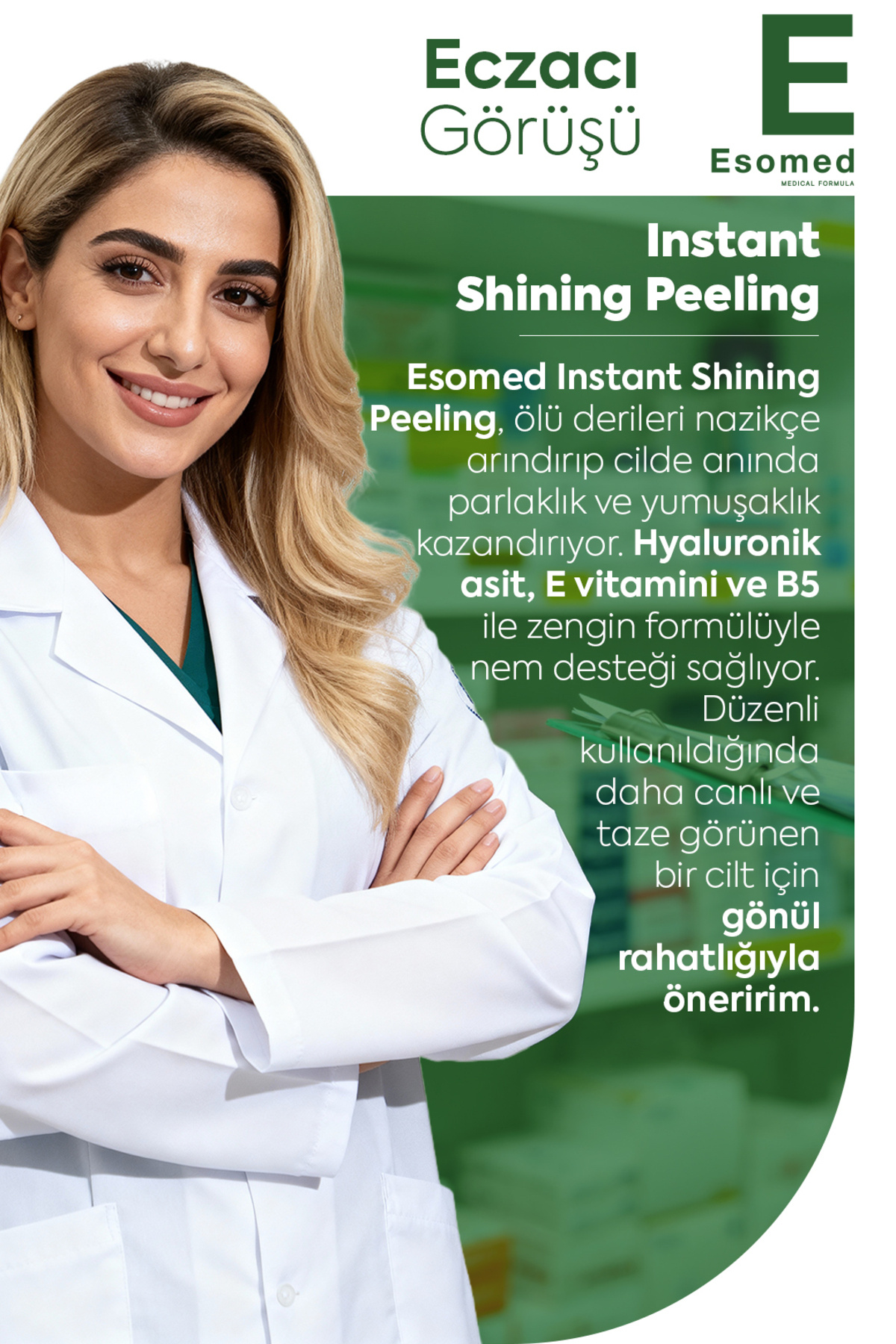 Instant Shining Peeling 100 ml – Anında Parlaklık, Yumuşaklık ve Cilt Yenileyici Bakım — ESOPEEL — تصویر 6 از 7