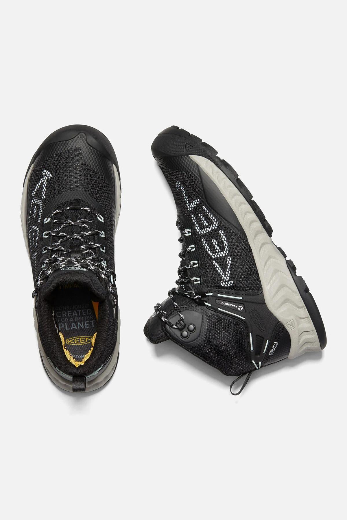 Keen 1025911 Nxıs Evo Mid Wp Black/blue Grass Kadın Outdoor Bot görsel 3