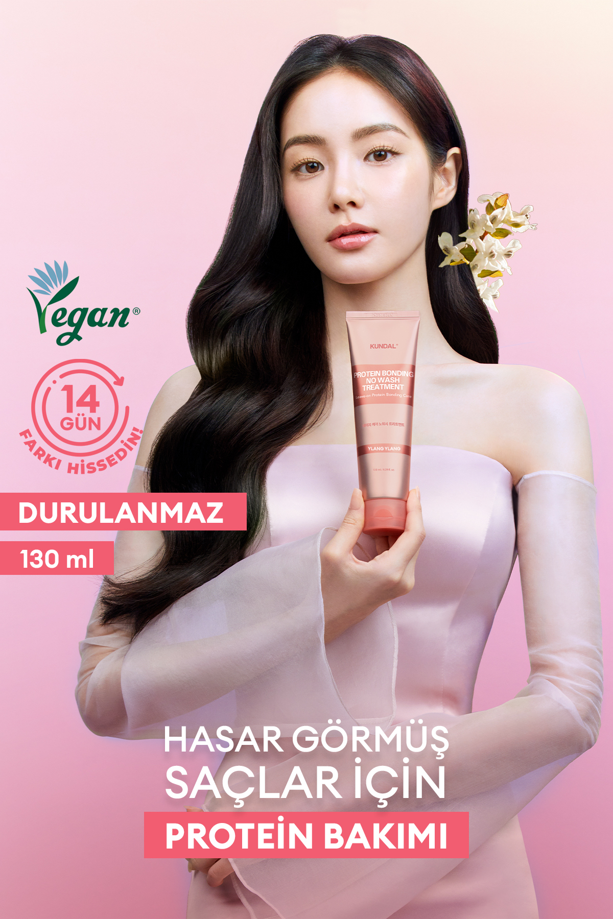 Kundal Yoğun Onarıcı Durulanmayan Bakım Kremi KUNDAL Protein Bonding No Wash Treatment 130ml Ylang Ylang - Fiyatı, Yorumları