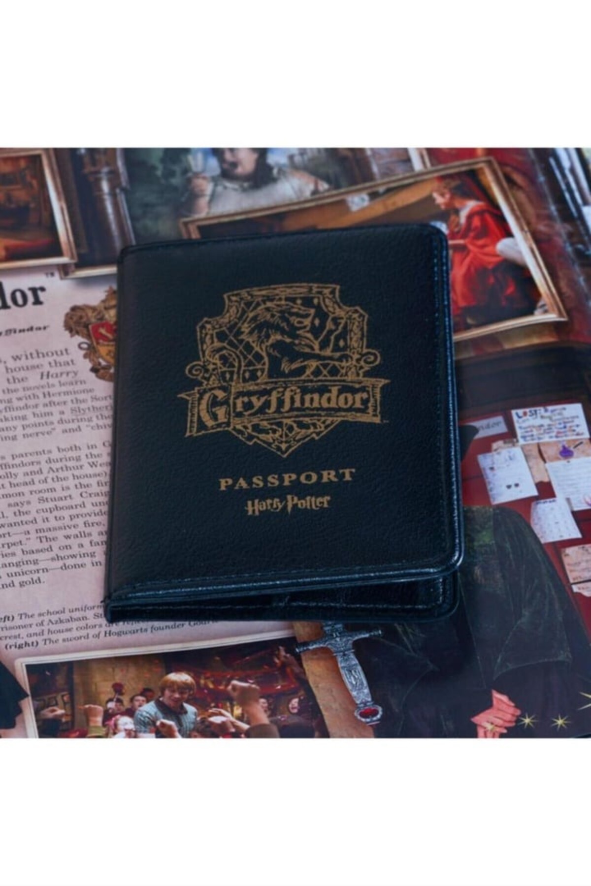 Gryffindor Passport Cover Licensed Leather