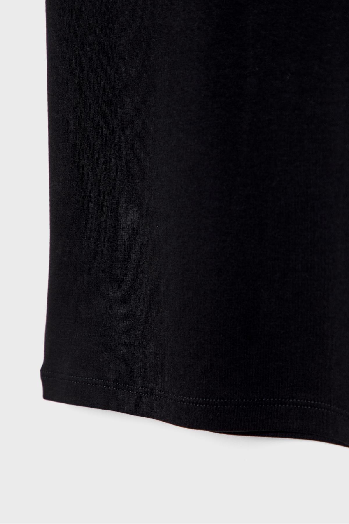 Stradivarius Basic dar kesim t-shirt görsel 8