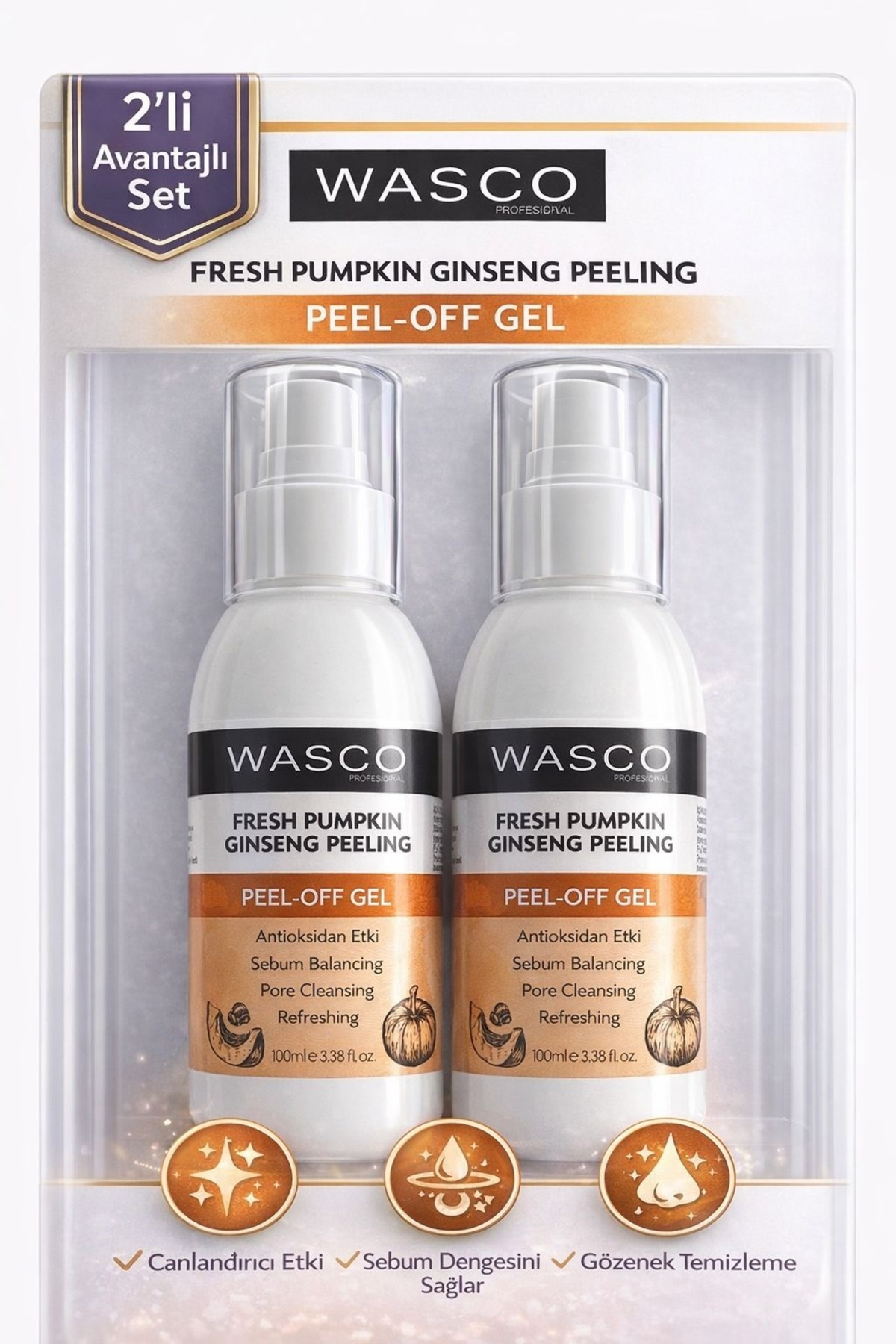 اسکراب صورت و بدن عصاره جینسینگ ۱۰۰ میلی‌لیتر × ۲ عدد — ginseng2pieces — تصویر 2 از 4