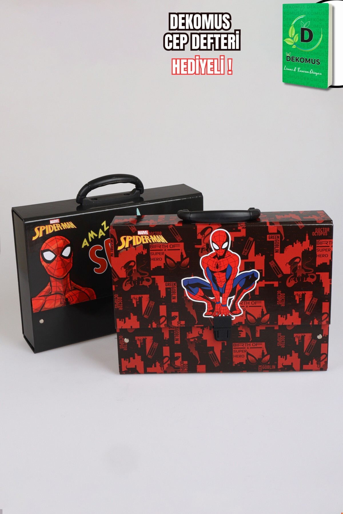 Spiderman x Dekomus Lisanslı Hero Strike Collection Saplı Çanta