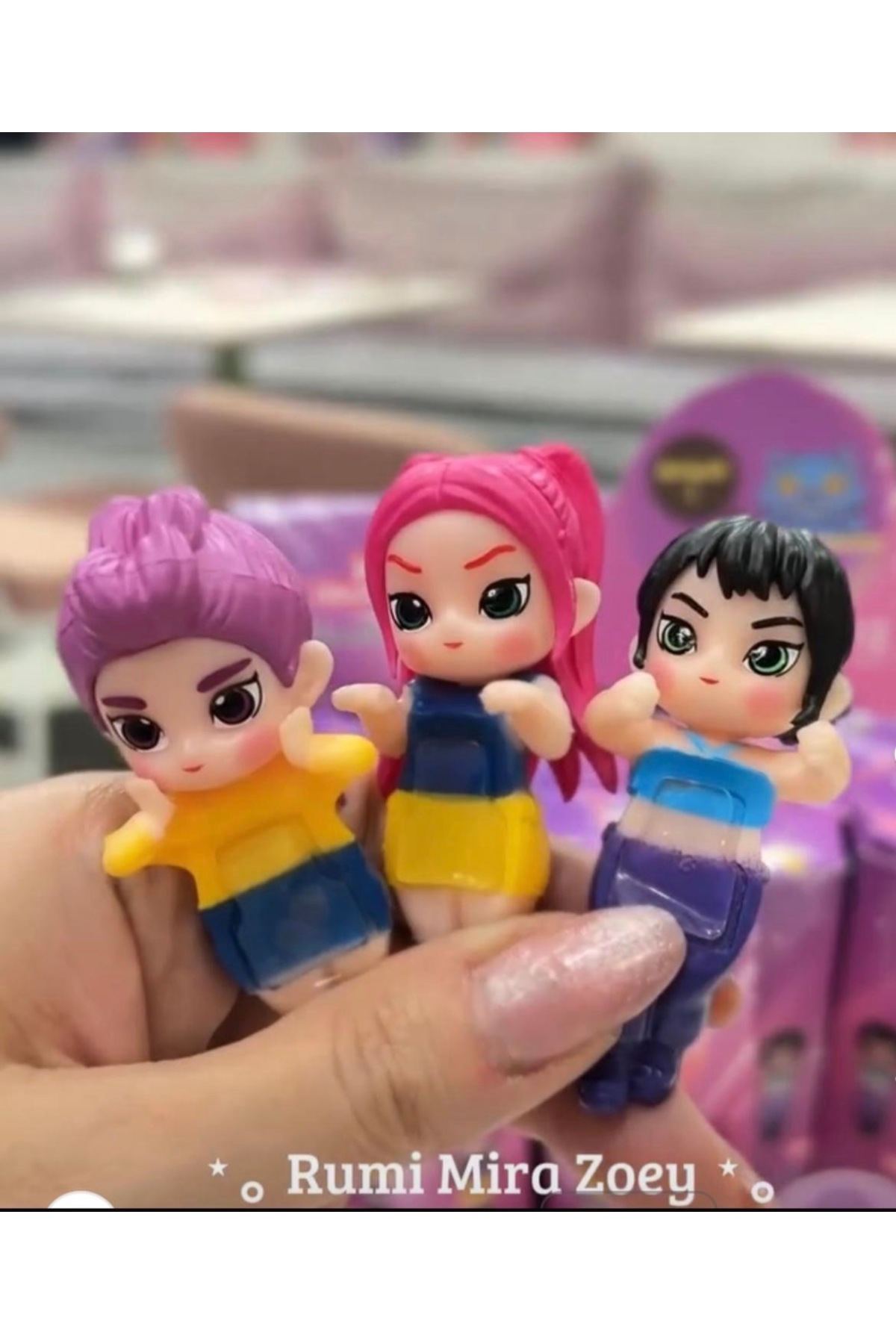 BLACK DİAMOND PLUSH TOY KPOP 3'lü Set Sonny ANGEL ( Rumi + Mira +