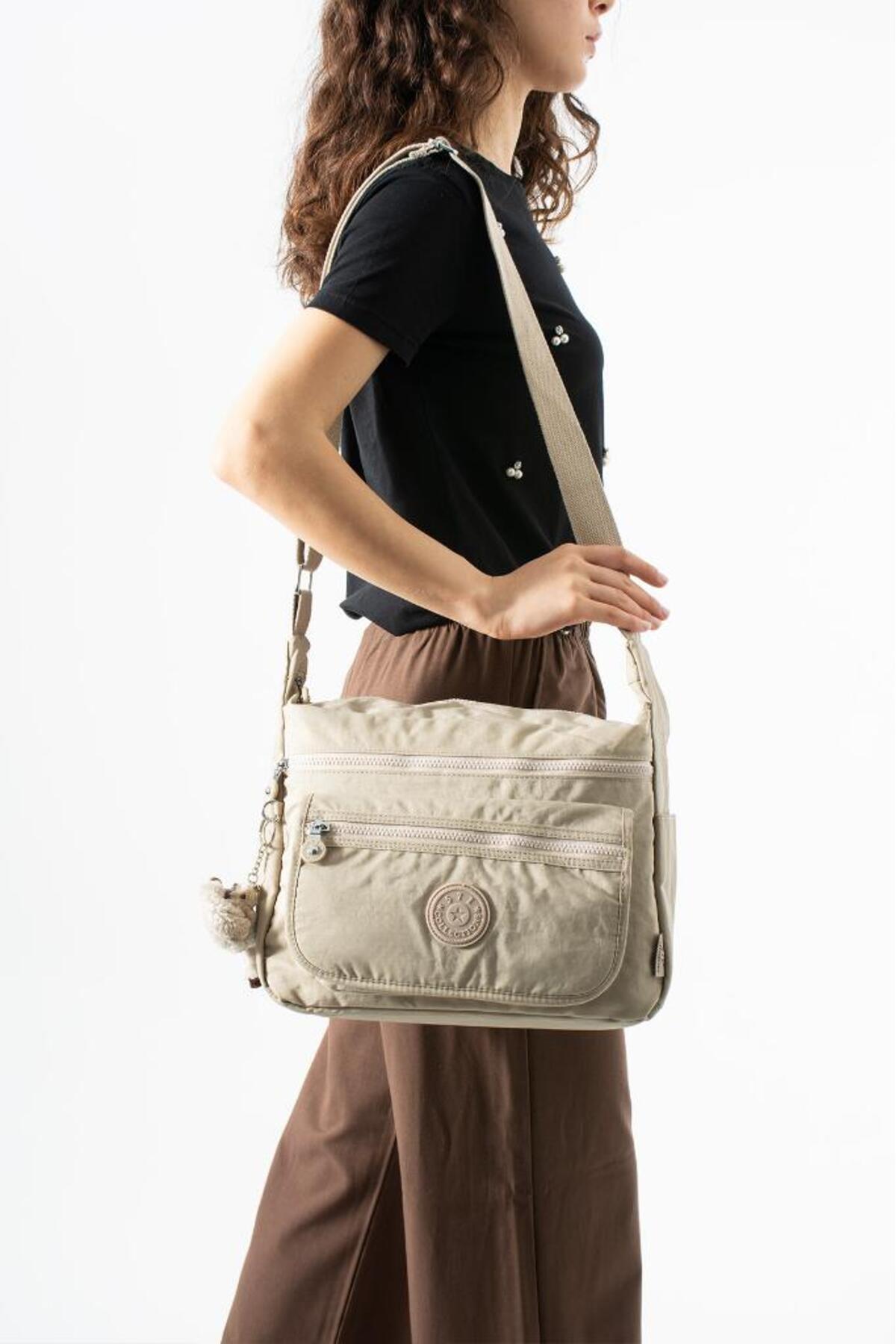 Clinker Messenger School Bag Crossbody Oversized Shoulder Bag Rainproof Custom Fabric 32*22