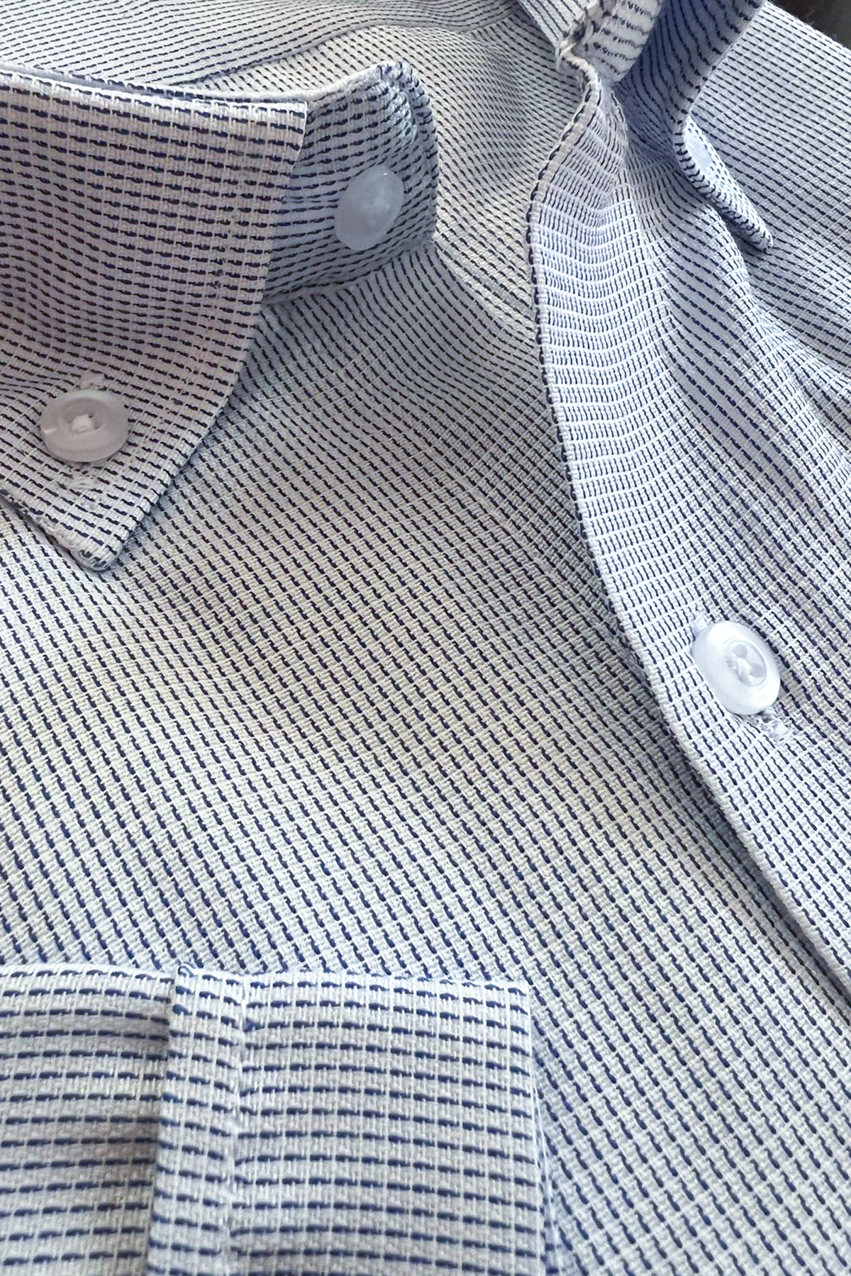 Varetta Erkek Mavi Kısa Kollu Büyük Beden Gömlek Cepli Geniş Kesim Casual Soft Pamuklu