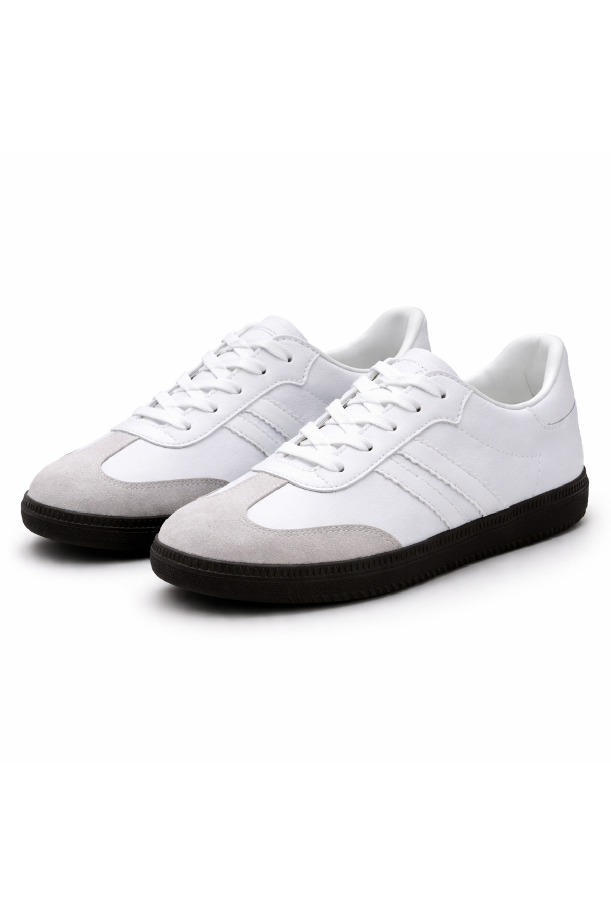retro sneaker spor ayakkabı kadın günlük B75806 Renkli Rahat Hafif Günlük Yürüyüş Ayakkabısı — سفید SAMBE — تصویر 2 از 8