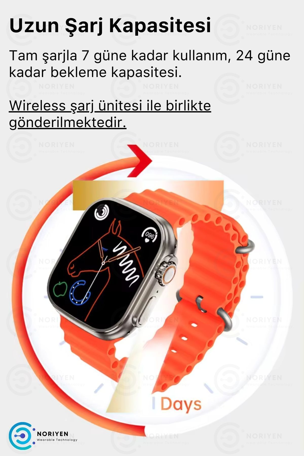 Watch 8 Ultra IOS Android Uyumlu 2.09 İnç Çift Kordonlu Spor ve Sağlık Sensörlü Akıllı Saat