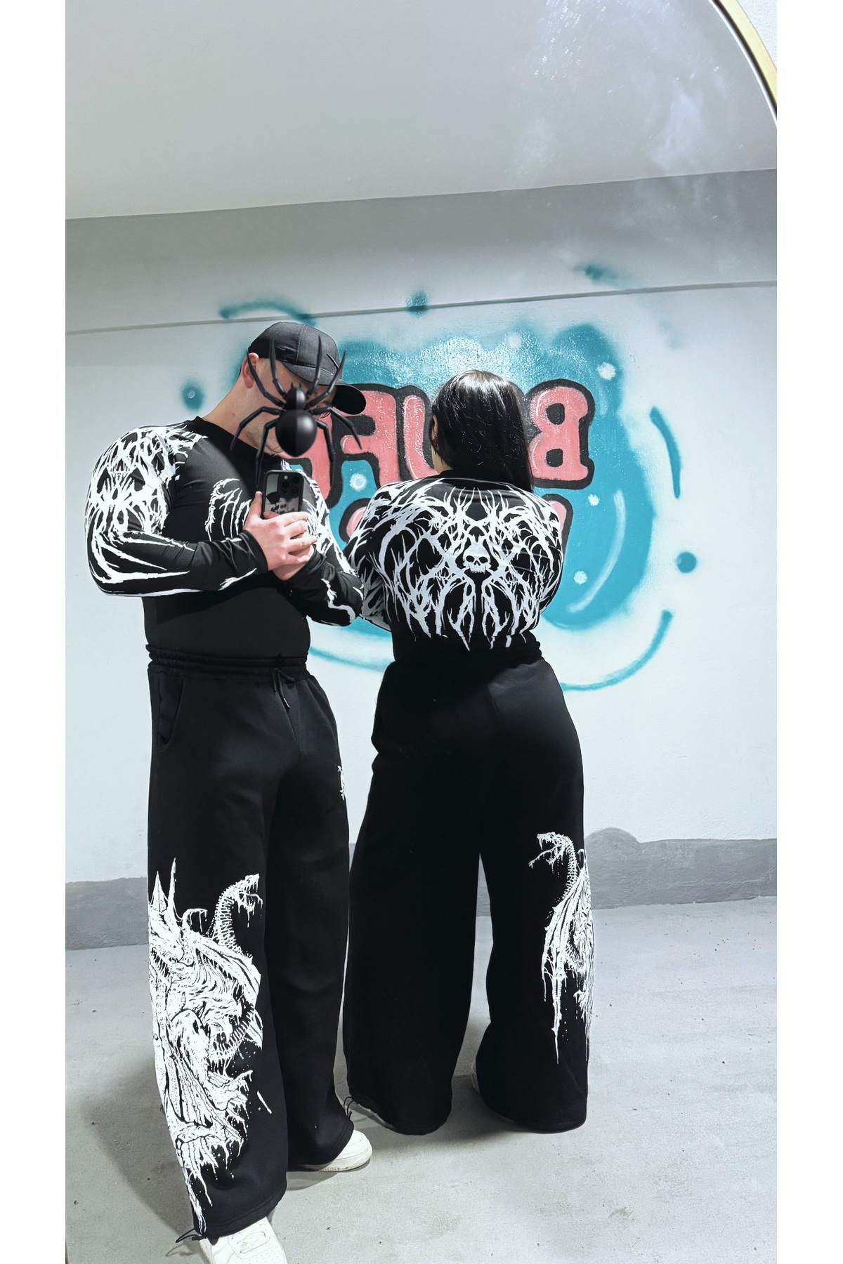 Bluff Büyük Beden Oversize Gotik Eşofman Altı görsel 4