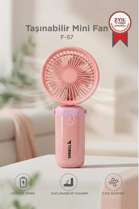 Torima Şarjlı El Vantilatörü Masaüstü Stantlı 3 Kademeli Taşınabilir Mini Fan...