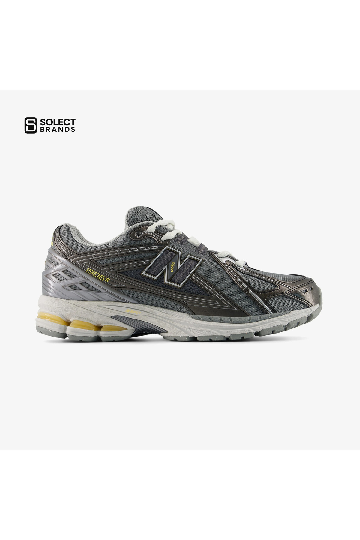 کفش ورزشی خاکستری یونیسکس مدل 1906 نیو بالانس کتانی تمرین و دویدن New Balance